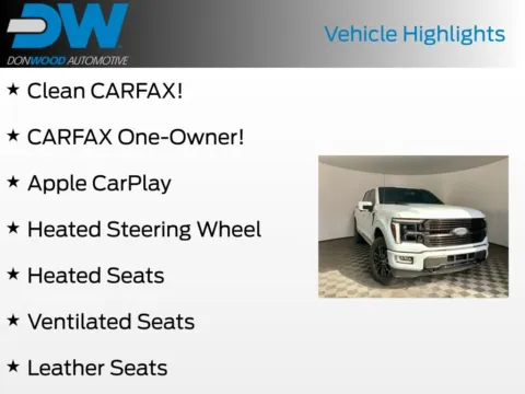 Photos of 2025 Ford F-150 Platinum for sale in Athens, OH at Don Wood Ford Lincoln