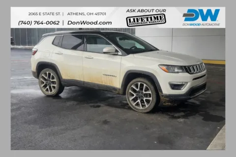 White 2018 Jeep Compass Limited for sale in Athens, OH
