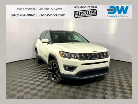 White 2018 Jeep Compass Limited for sale in Athens, OH