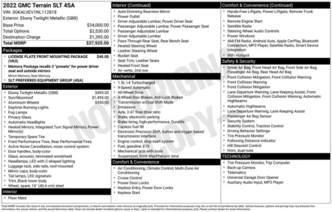 Photos of 2022 GMC Terrain SLT for sale in Athens, OH at Don Wood Ford Lincoln