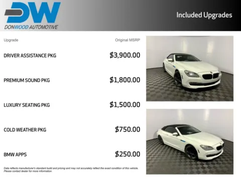 Another view of 2012 BMW 6 Series 650i for sale in Athens, OH at Don Wood Ford Lincoln