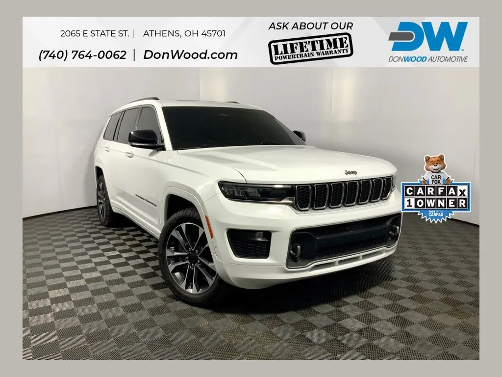 White 2021 Jeep Grand Cherokee L Overland for sale in Athens, OH