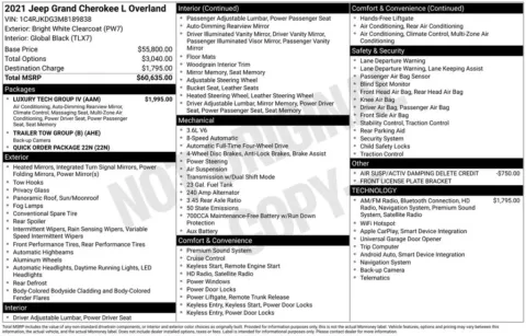 Photos of 2021 Jeep Grand Cherokee L Overland for sale in Athens, OH at Don Wood Ford Lincoln