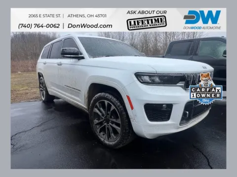 White 2021 Jeep Grand Cherokee L Overland for sale in Athens, OH