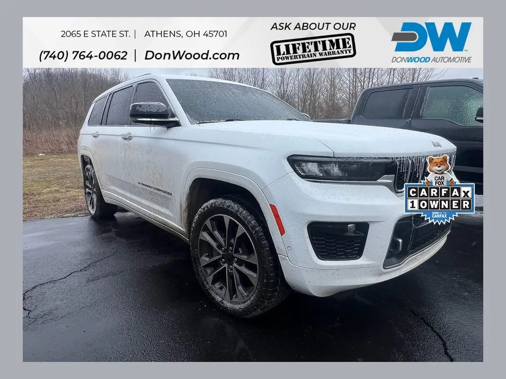 White 2021 Jeep Grand Cherokee L Overland for sale in Athens, OH