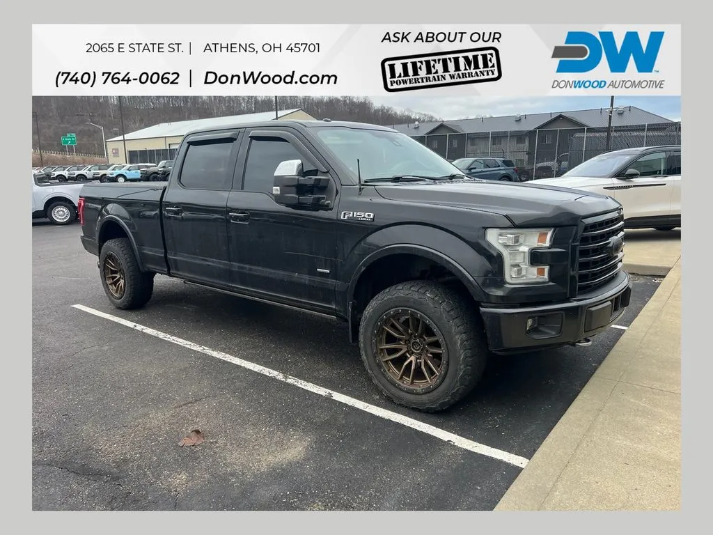Black 2015 Ford F-150 Lariat for sale in Athens, OH