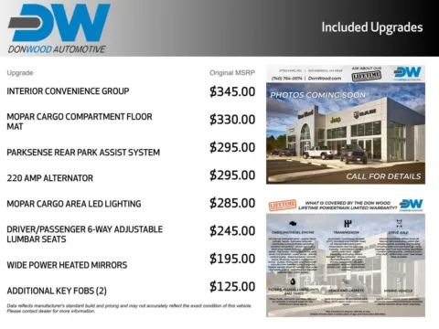 More photos of 2019 Ram ProMaster 1500 Low Roof at Don Wood Ford Lincoln, OH