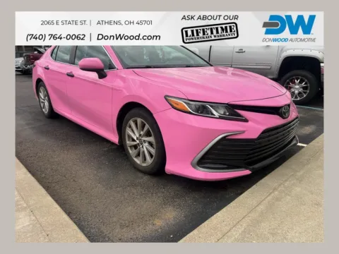 Green 2021 Toyota Camry LE for sale in Athens, OH