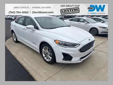 White 2019 Ford Fusion Hybrid SEL for sale in Athens, OH
