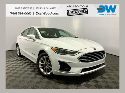 White 2019 Ford Fusion Hybrid SEL for sale in Athens, OH