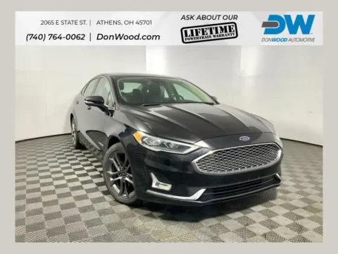 Black 2019 Ford Fusion Hybrid Titanium for sale in Athens, OH