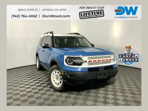 Blue 2023 Ford Bronco Sport Heritage Limited for sale in Athens, OH
