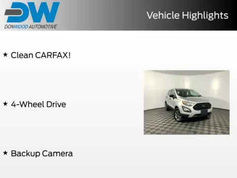 Another view of 2022 Ford EcoSport S for sale in Athens, OH at Don Wood Ford Lincoln