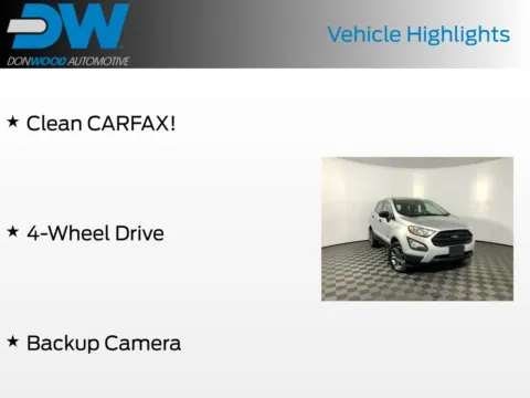 Photos of 2022 Ford EcoSport S for sale in Athens, OH at Don Wood Ford Lincoln