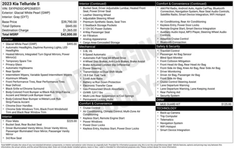 Another view of 2023 Kia Telluride S for sale in Athens, OH at Don Wood Ford Lincoln