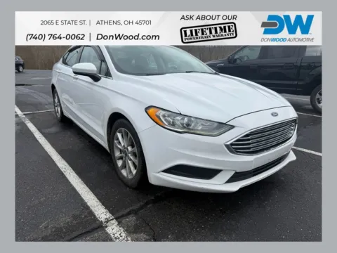 White 2017 Ford Fusion SE for sale in Athens, OH