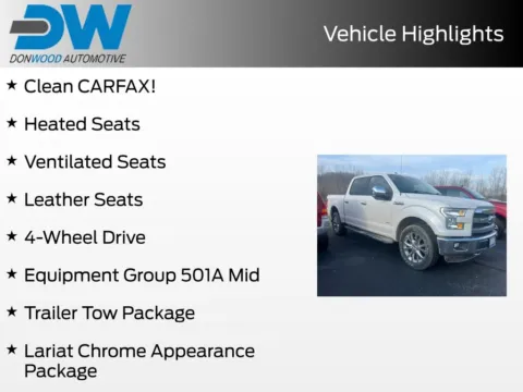 Photos of 2016 Ford F-150 Lariat for sale in Athens, OH at Don Wood Ford Lincoln