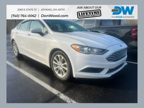 White 2016 Ford Fusion Titanium for sale in Athens, OH