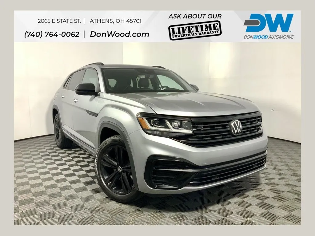 Silver 2023 Volkswagen Atlas Cross Sport 2.0T SEL R-Line for sale in Athens, OH