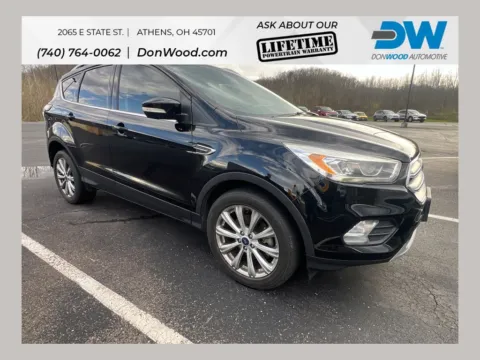 Black 2017 Ford Escape Titanium for sale in Athens, OH