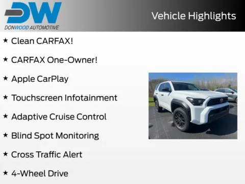 Photos of 2025 Toyota 4Runner SR5 for sale in Athens, OH at Don Wood Ford Lincoln