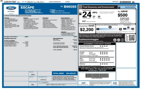 Another view of 2014 Ford Escape Titanium for sale in Athens, OH at Don Wood Ford Lincoln