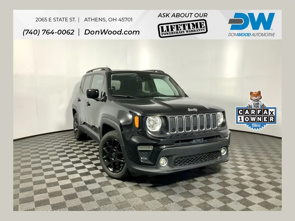 Black 2021 Jeep Renegade Latitude for sale in Athens, OH