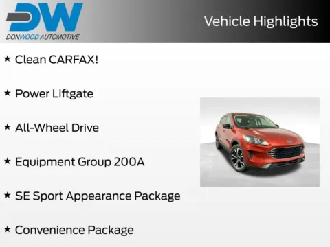 Another view of 2021 Ford Escape SE for sale in Athens, OH at Don Wood Ford Lincoln