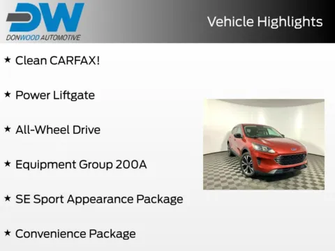 Another view of 2021 Ford Escape SE for sale in Athens, OH at Don Wood Ford Lincoln