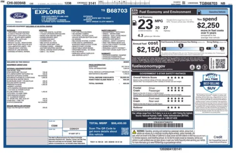 Another view of 2026 Ford Explorer ST-Line for sale in Athens, OH at Don Wood Ford Lincoln
