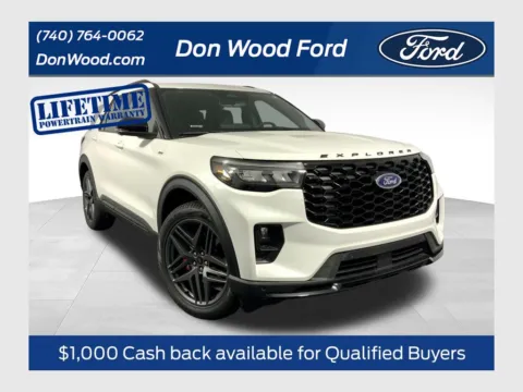 White 2026 Ford Explorer ST-Line for sale in Athens, OH