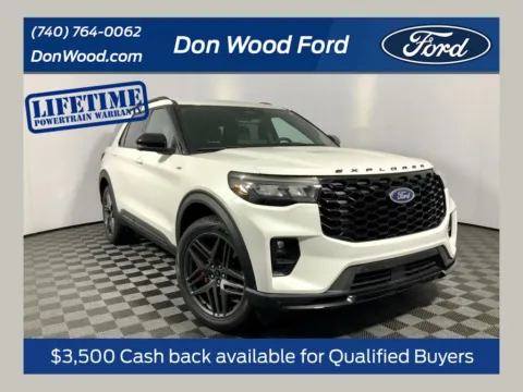 White 2026 Ford Explorer ST-Line for sale in Athens, OH
