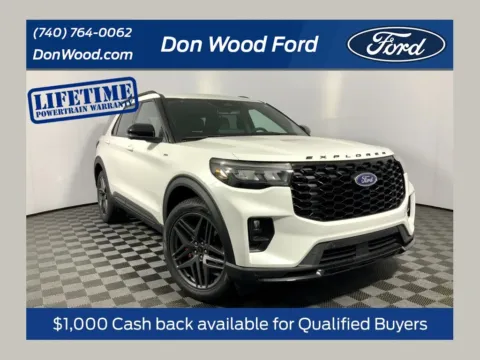 White 2026 Ford Explorer ST-Line for sale in Athens, OH