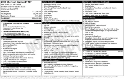 Another view of 2015 Chevrolet Equinox LT for sale in Athens, OH at Don Wood Ford Lincoln