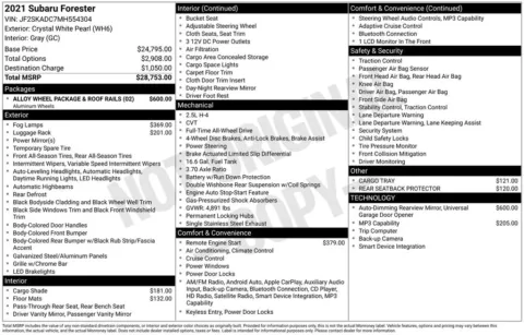 More photos of 2021 Subaru Forester at Don Wood Ford Lincoln, OH