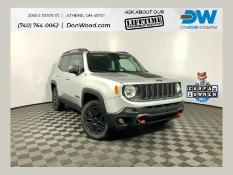 Silver 2018 Jeep Renegade Trailhawk for sale in Athens, OH