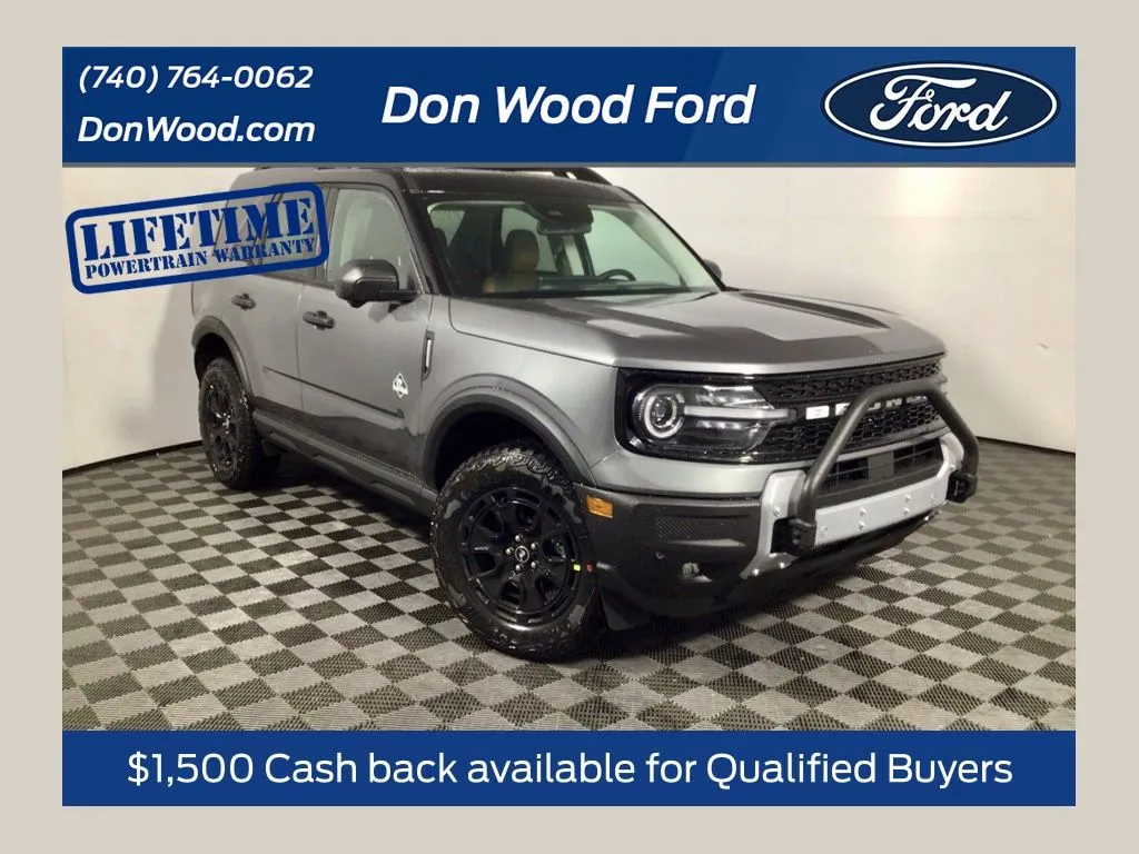 Gray 2025 Ford Bronco Sport Outer Banks for sale in Athens, OH