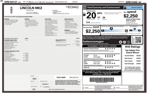 More photos of 2016 Lincoln MKZ at Don Wood Ford Lincoln, OH