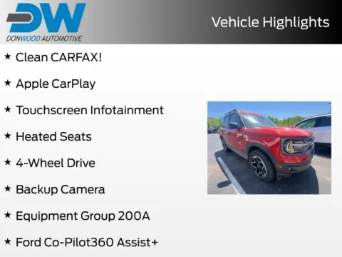 Photos of 2022 Ford Bronco Sport Big Bend for sale in Athens, OH at Don Wood Ford Lincoln