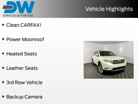 Another view of 2013 Toyota Highlander Limited for sale in Athens, OH at Don Wood Ford Lincoln