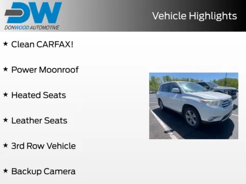 Photos of 2013 Toyota Highlander Limited for sale in Athens, OH at Don Wood Ford Lincoln