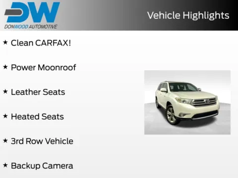 Another view of 2013 Toyota Highlander Limited for sale in Athens, OH at Don Wood Ford Lincoln