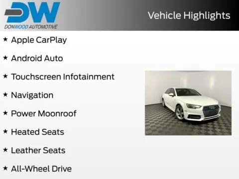 Another view of 2018 Audi A4 2.0T Premium for sale in Athens, OH at Don Wood Ford Lincoln