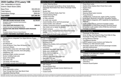 More photos of 2020 Cadillac CT4 Luxury at Don Wood Ford Lincoln, OH