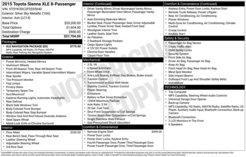 More photos of 2015 Toyota Sienna XLE at Don Wood Ford Lincoln, OH