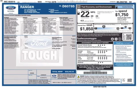 Another view of 2021 Ford Ranger XLT for sale in Athens, OH at Don Wood Ford Lincoln