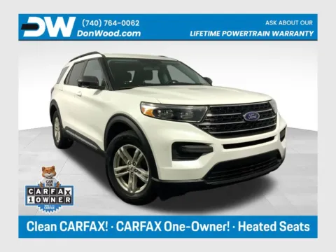 White 2021 Ford Explorer XLT for sale in Athens, OH