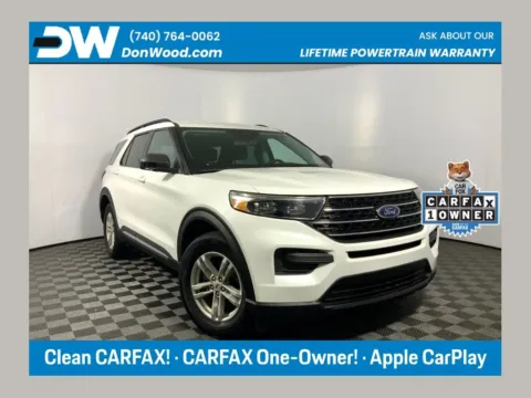 White 2021 Ford Explorer XLT for sale in Athens, OH
