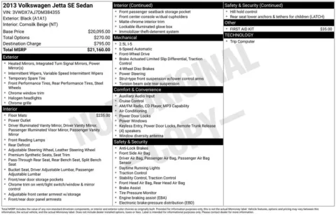 Another view of 2013 Volkswagen Jetta 2.5L SE for sale in Athens, OH at Don Wood Ford Lincoln