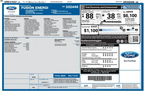 More photos of 2013 Ford Fusion Energi Titanium at Don Wood Ford Lincoln, OH